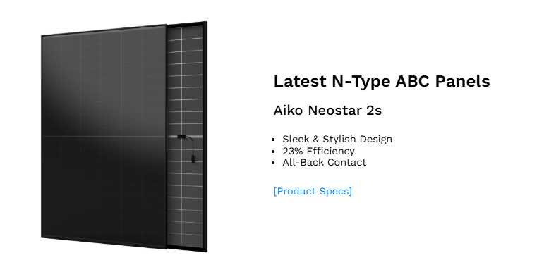 Aiko Neostar 2S Solar Panel